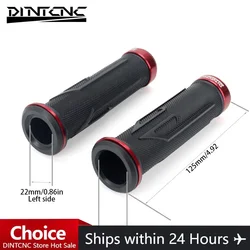 22MM Universal Handle Sleeve With Anti Slip Silicone Grip Motorcycle Accessories Left Right Handlebar Antiskid Set Parts DINTCNC