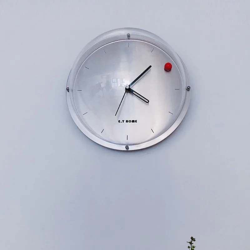 Minimalist Nordic Space WallClock,SilentCreativeRetroModernBedroomAlarm,HangingLivingRoomFashionWallClock,HomeDecorTrendyPointer