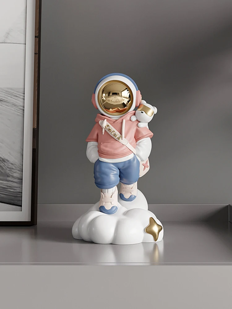 

Creative Astronaut Ornament, Spaceman Resin Craft, Miniature Figurines, Office, Living Room, Home Decoration Accessories