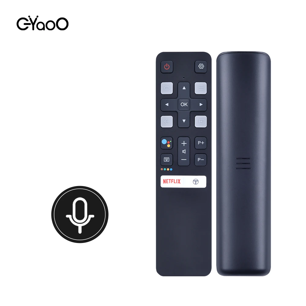 RC802V FUR6 Voice Remote For TCL Smart TV 65P8S 40A325 43P615 55EP660 50C715 RC802V FMR1 RC802V FAR1
