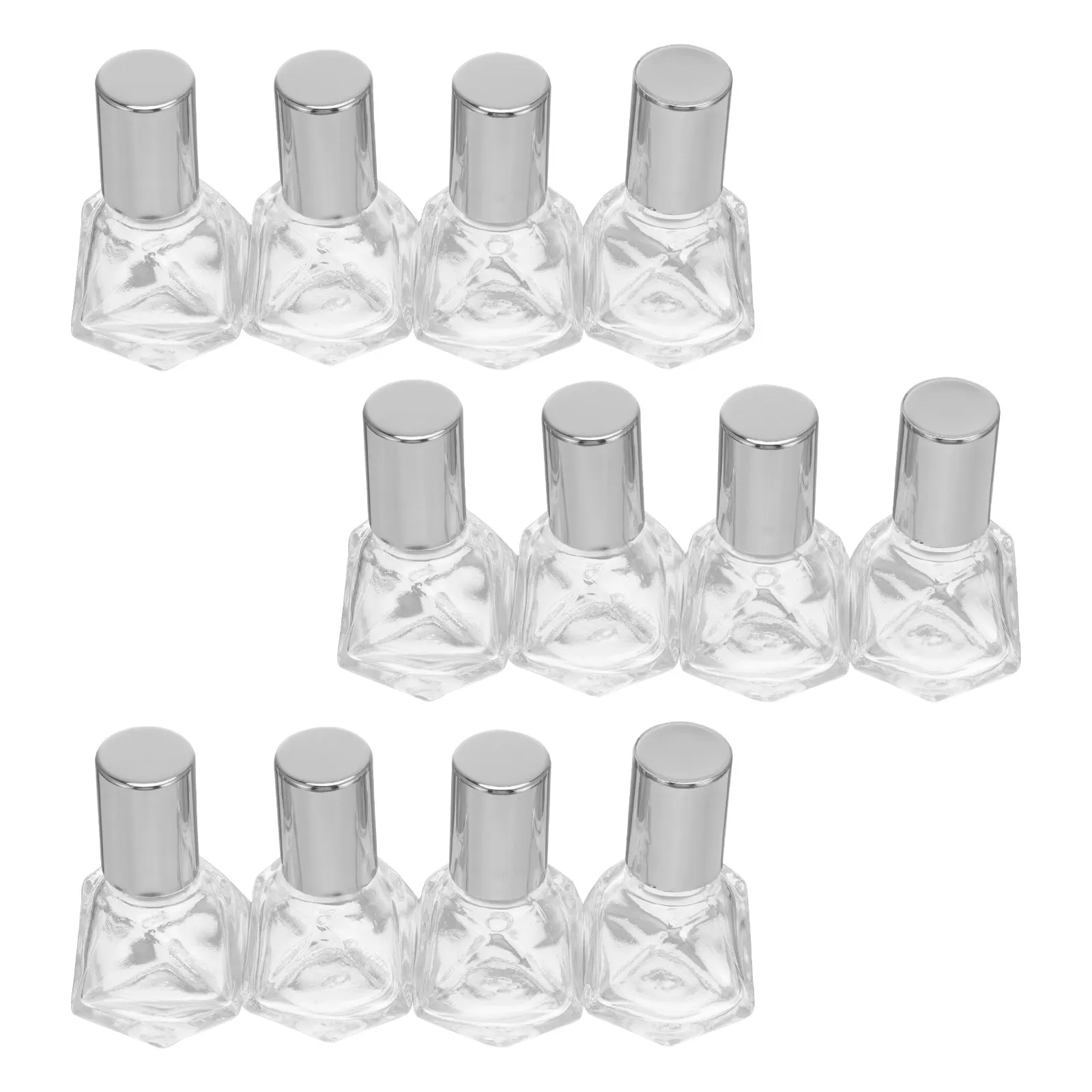 

12pcs 8Ml Essential Oil Bottles Roller Ball Refillable Portable For Travel Perfume Subpackaging Aromatherapy Roll-On Bottles