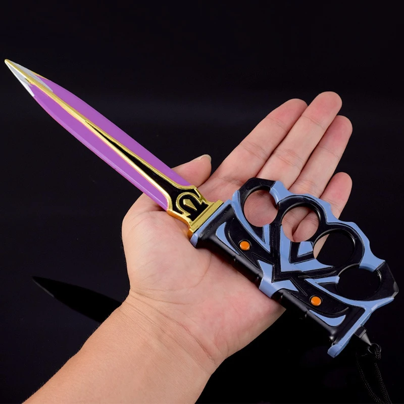 Valorant Knife Katana Overwatch Finger Tiger Knifes Game Peripheral Models Military Training Prop Metal Crafts Boy toy Ornaments - Image 3