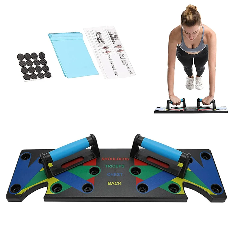 

9 In 1 Push-Up Board Multi-Function Push-Up Rack ABS Training Board Foldable Push Up Handles Fitness Equipment For Home Gym