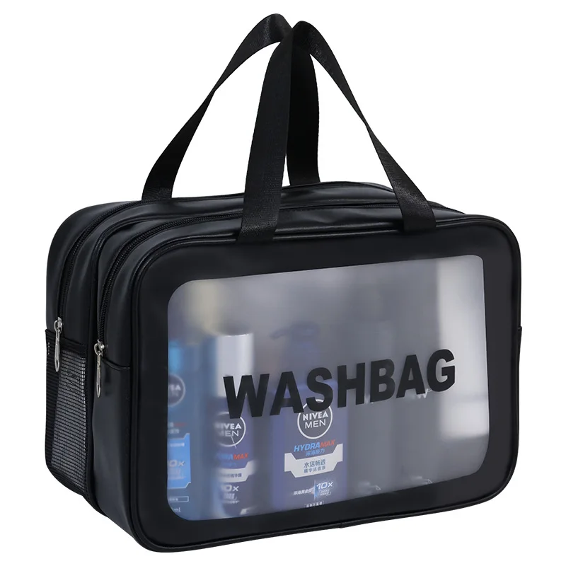 Large Capacity Dry Wet Separation Washing And Makeup Bag Portable Toilet Bag Female