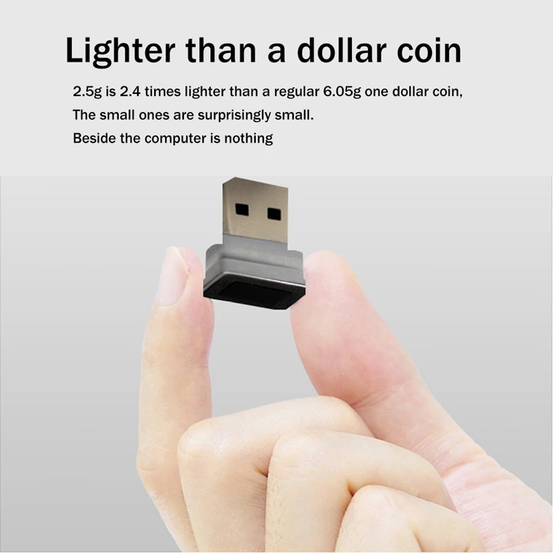 1 шт., USB-сканер отпечатков пальцев для Windows 10 11