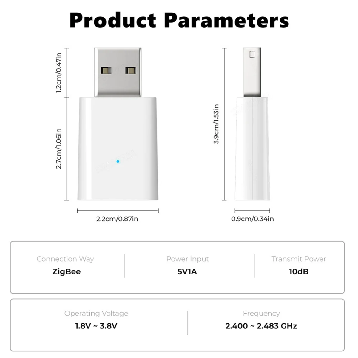 Tuya Smart ZigBee 3.0 Signal Repeater ZigBee Signal Amplifier USB Extender Smart Home Automation for ZigBee Gateway