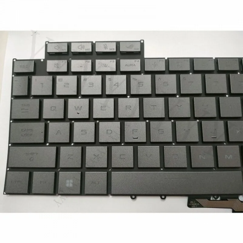 Q للوحة مفاتيح الكمبيوتر المحمول ASUS ROG Zephyrus G16 Air GU605 GU605M 2024 أبيض/رمادي