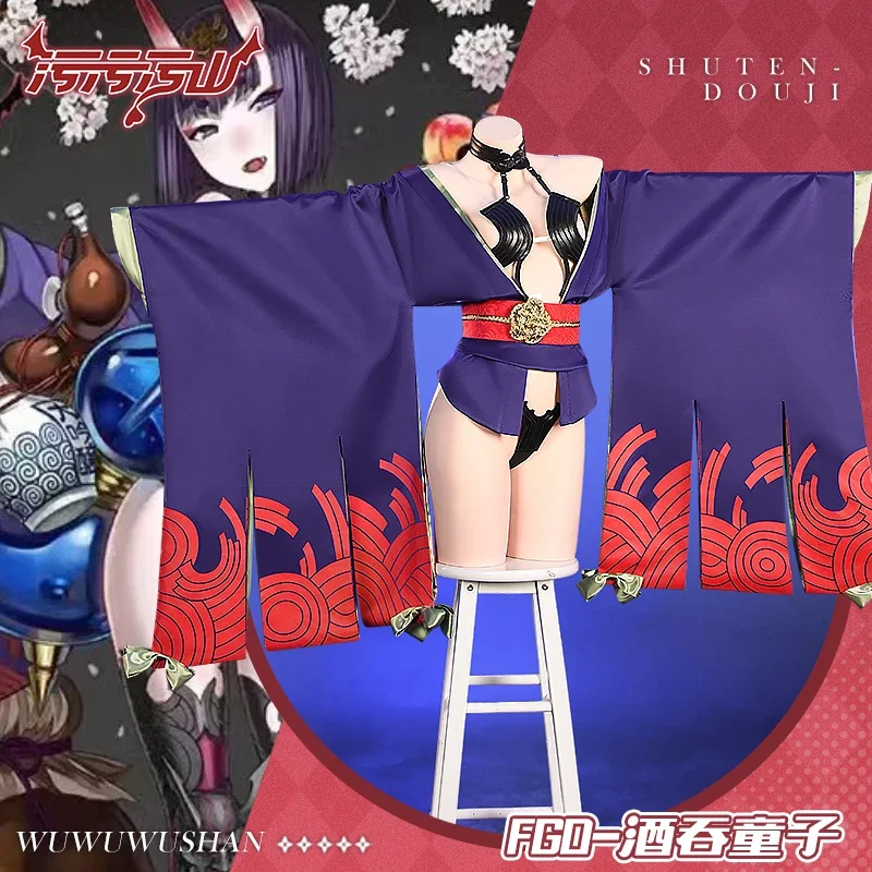 

FGO Shuten douji костюмы для косплея игра Fate/Grand Order FGO Shuten douji Stage 2, частная фотосессия, сексуальное женское белье