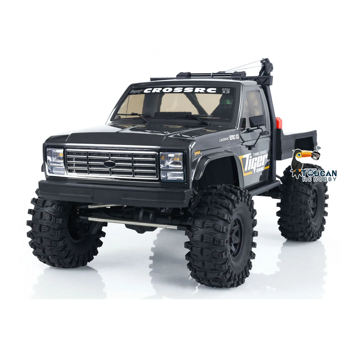 

На складе США 1/8 CROSSRC EMO X3 4WD RC Rescue Буксировочный гусеничный радиоуправляемый автомобиль Двухскоростная коробка передач Матовый двигатель ESC Дифференциальный замок