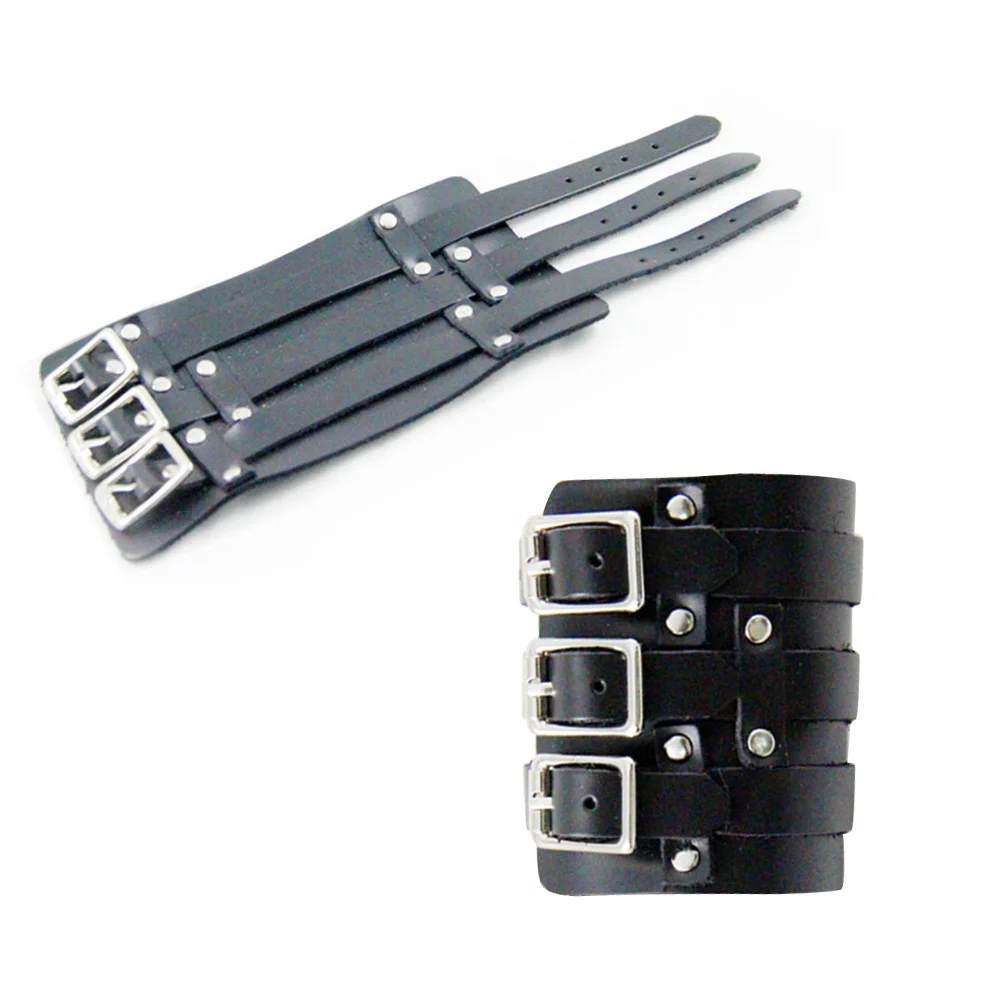

Square Buckle Wristband Cuff Punk Adjustable Bangle Rope For Men Women Fashion Accessory Gift Unisex Stainless