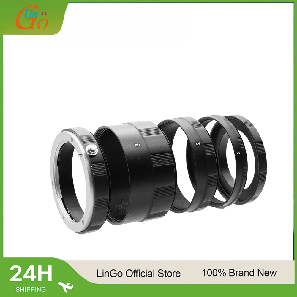 LinGo Macro Extension Tube Ring Adapter For Sony E Mount NEX Camera Lens A7 A7R/S A5100 A6000 NEX E-mount Cameras