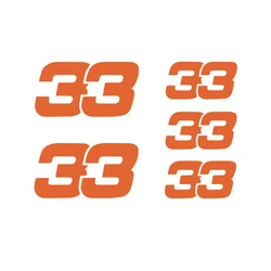 For Max-Verstappen Number 33 Racing Car Sticker Decal Formula Car Vinyl Decor