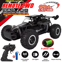 2024 New RC Car 1:16 2.4Gh Model With LED Lights 2WD Off-road Remote Control Climbing Vehicle Outdoor Cars Drift Toys Boys Gifts