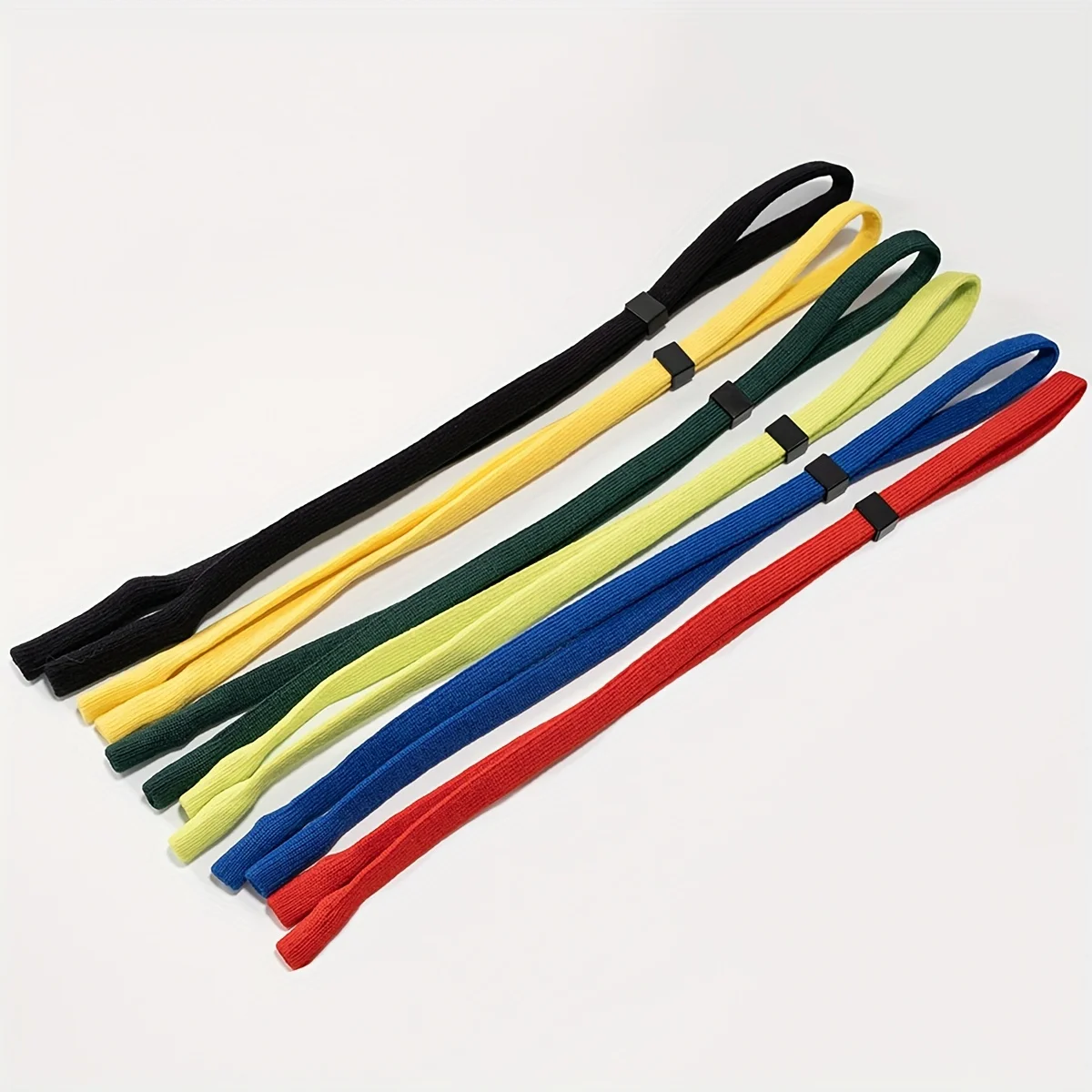 6-teiliges Sportbrillenband, Sonnenbrillenband, Rutschfestes Verstellbares Band, Geeignet für Männer und Frauen