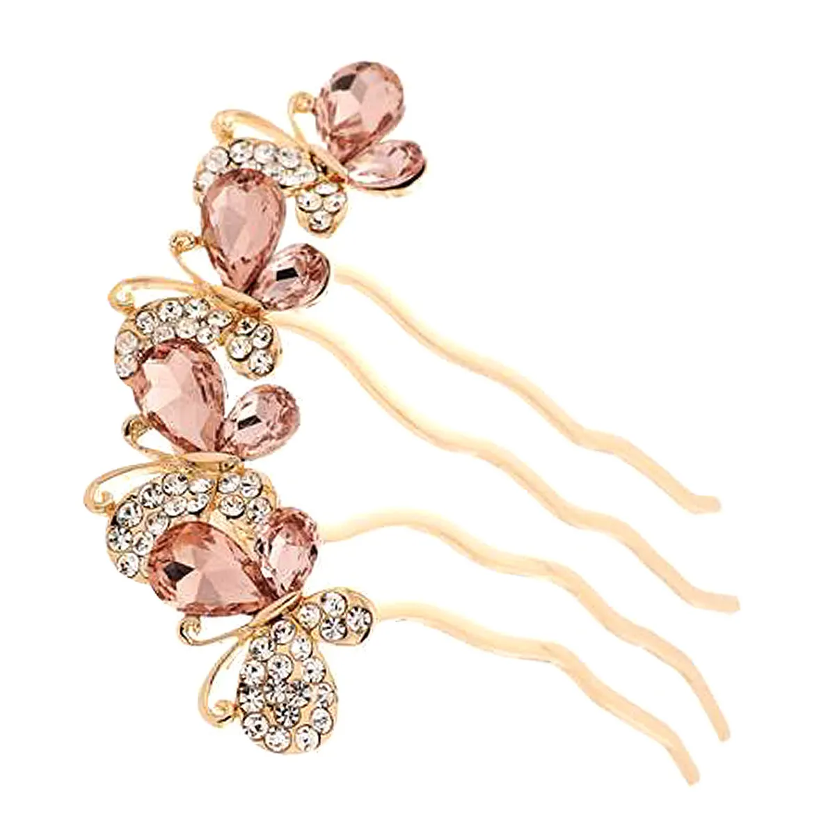 

Butterflies Hair Stick Retro Classical Hair Fork Smooth Edges Chinese Style Vintage Hairpin Party Headdress Alloy Hairpin