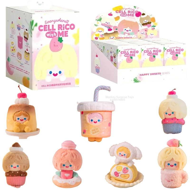جديد ريكو-EVERYWERE خلية ريكو مع Me-Happy Sweets سلسلة صندوق أعمى لطيف أفخم دمية Kawaii لعبة صندوق غامض قلادة هدية عيد ميلاد