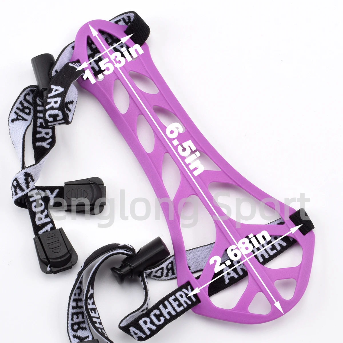 6.5in Archery Arm Guard Hard Plastic Arm Protection Forearm Safe Adjustable For Traditional Recurve Bow Sports Equipment 1pcs