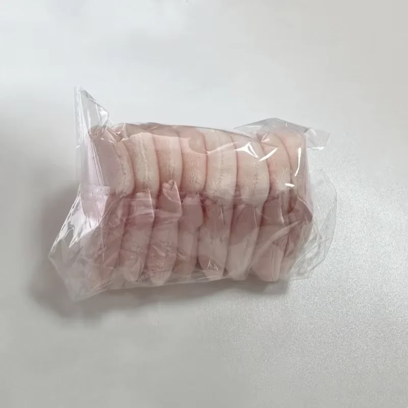 8 pezzi di trucco cosmetico spugna in polvere sciolta triangolo soffio privato floccato soffio di polvere utilizzato per il trucco del viso