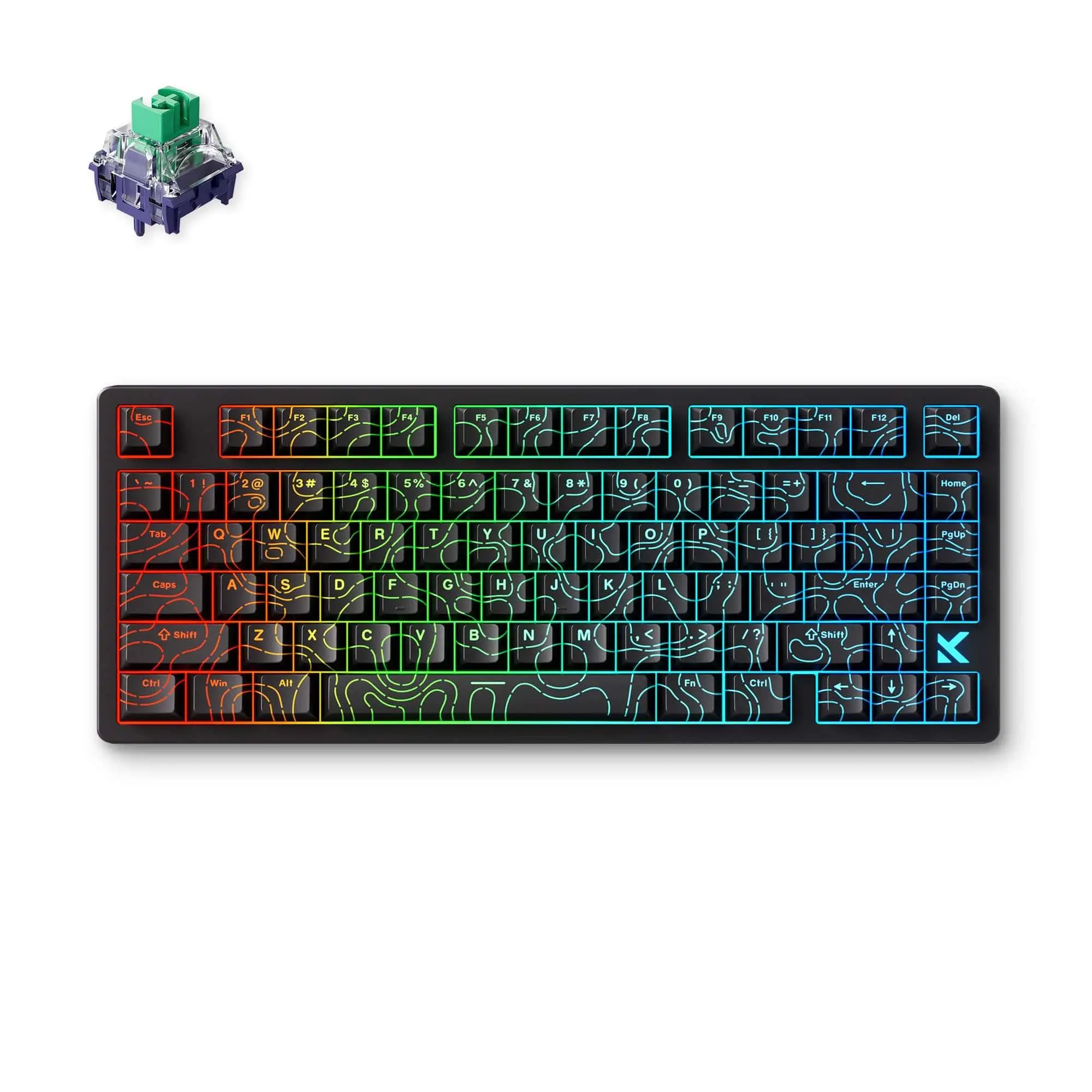 MCHOSE Jet 75 Snap Tap 0.1ms Latency 8kHz Polling Rate Magnetic Switch Gaming Keyboard Hall Effect Hot-Swappable Customized RGB