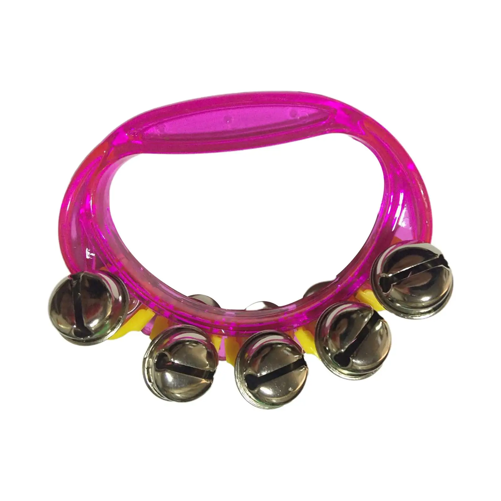 Hand Bell Musical Tambourine Shaking Rattle for Adults Family Teenagers