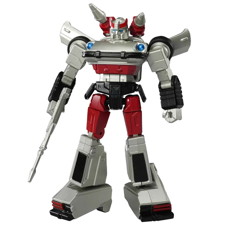 Image of YOLOPARK Spielzeug TRANSFORMERS GENERATION ONE: AMK MINI Serie Modell Bluestreak Rodimus (Shattered Glass) 10-12cm Spielzeug für Jungen und Mädchen