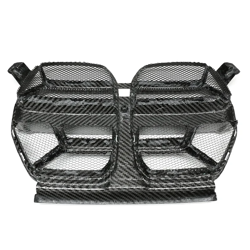 

High Quality Dry Carbon Fiber CLS Style Front Bumper Grille With Stainless Mesh Screen G80 G81 M3 G82 G83 M4