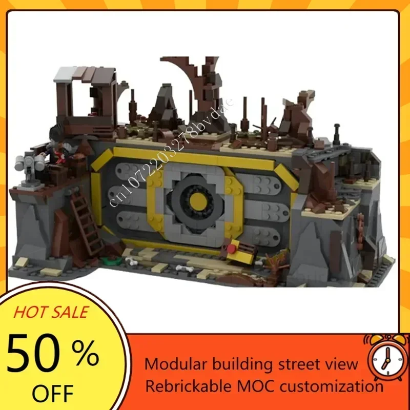 870PCS Fallout TV Vault Deur Modulaire MOC Creatieve street view Model Aangepaste puzzels Architectuur DIY Onderwijs Assemblage Speelgoed Cadeau