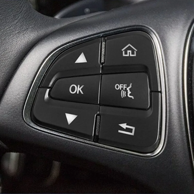 

Car Steering Wheel Button Cover Trim Sticker For Mercedes Benz A B C GLA GLC GLE GLS CLA W176 W246 W242 W205 C117 X156 X253 W166