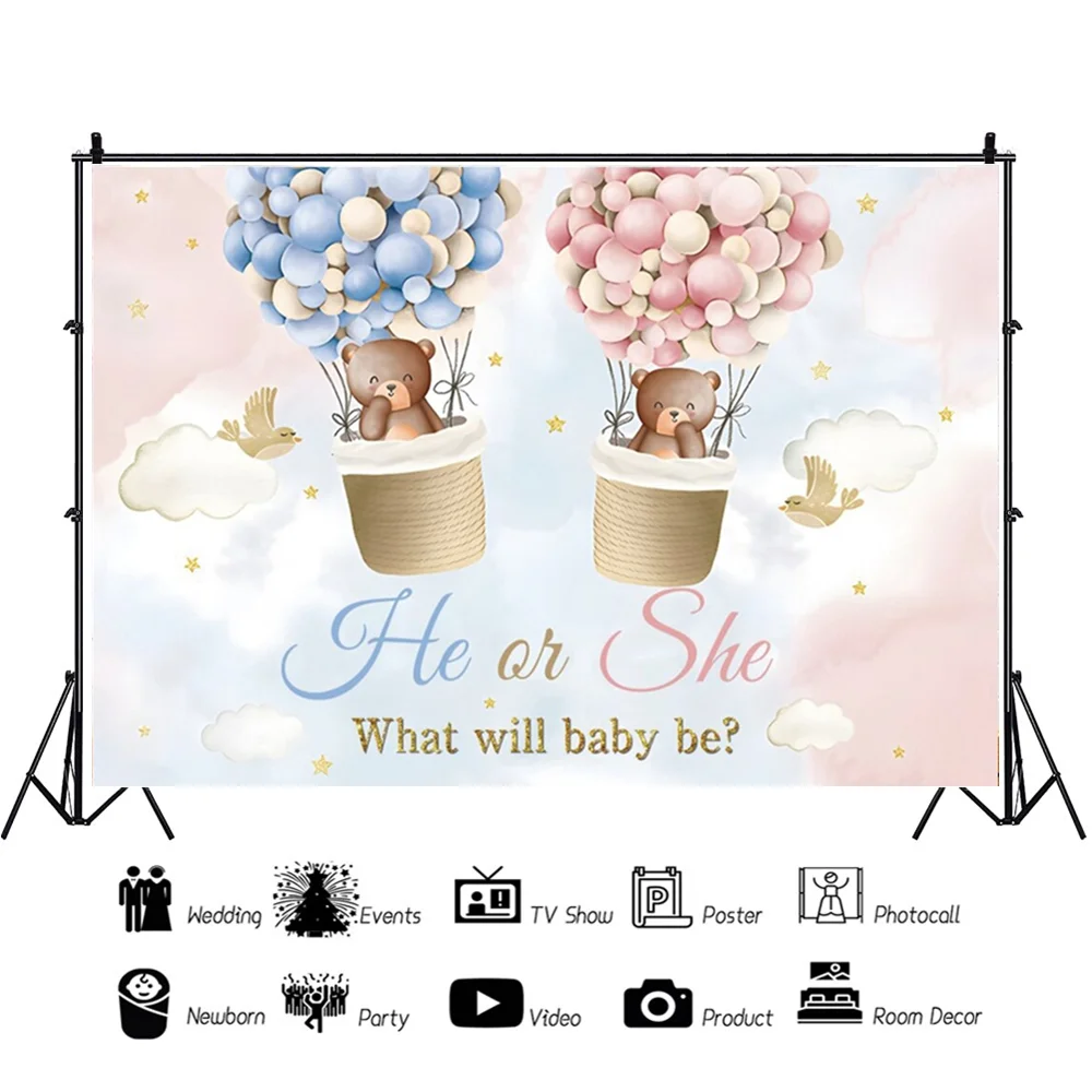 Gender Reveal Party Photograph - Photography Backdrop Muslin 评论和价格