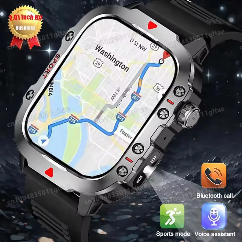 2026 New LED Men's Smartwatch Bluetooth Talking Smartwatch Multi Sport Mode Health Monitor Outdoor Sport Smart Watch For Android