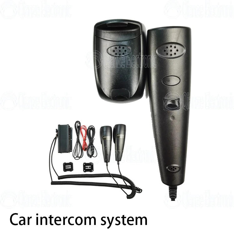 Car intercom system for conversion vans and Luxury VIP Cars and Vans wireless handheld intercoms