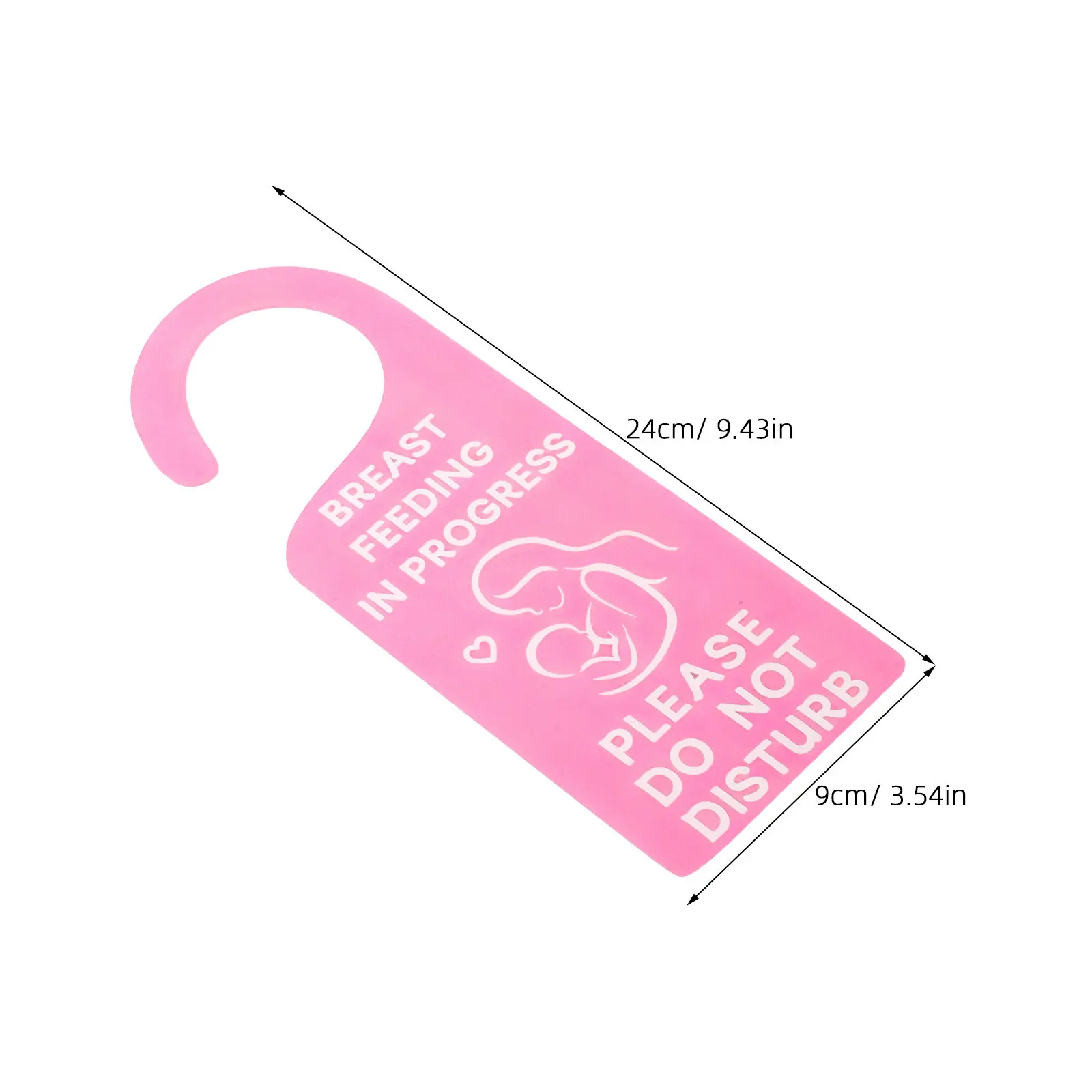 2Pcs Breastfeeding Privacy Door Signs Pumping in Progress Do Not Disturb Nursing Door Hanger for Home Nursery Office Nursing