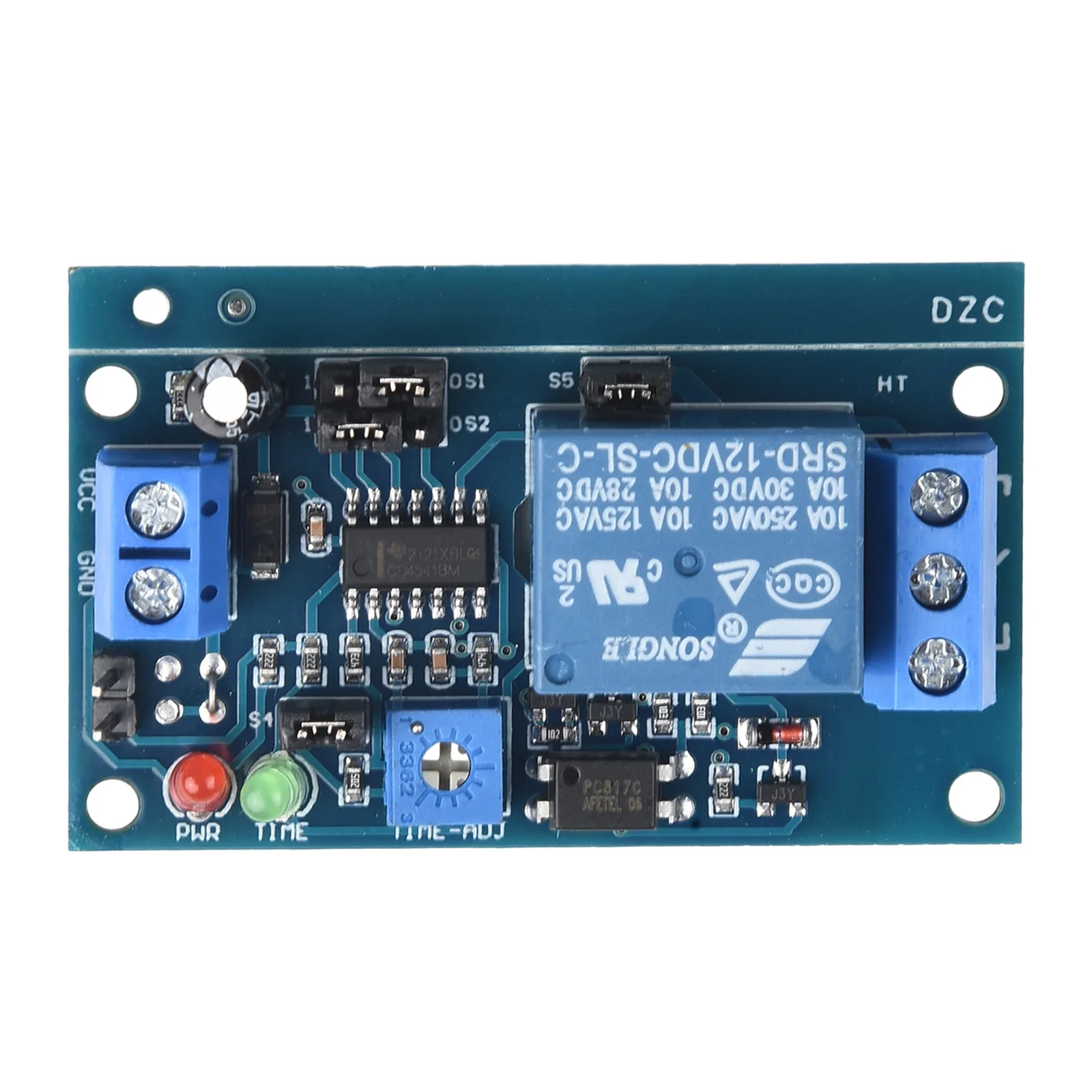 Switch Module Delay Relay Switch 250V AC DC 12V Delay Circuit Normally Open Time Delay Relay Trigger Delay Switch
