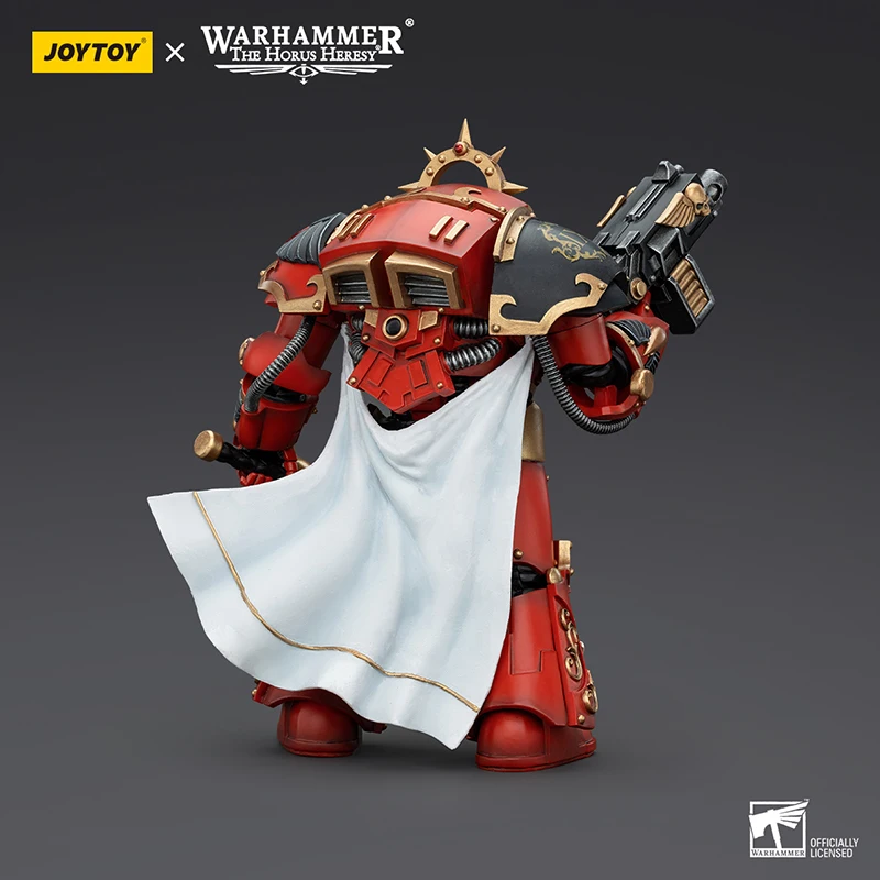 JOYTOY Warhammer Horus Heresy ตัวเลขการกระทํา 1/18 Scale Blood Angels Legion Praetor ทหารรุ่นของเล่นเด็กของขวัญเครื่องประดับ