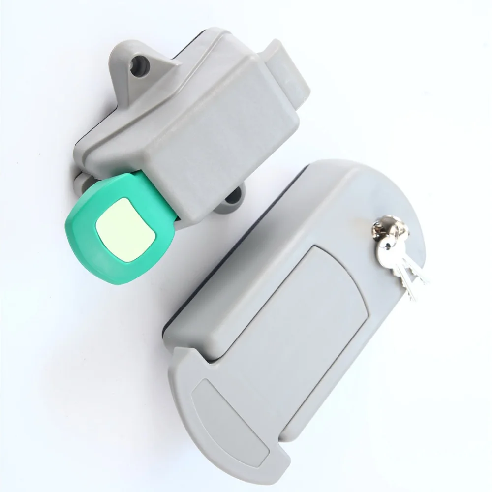 

New Arrival Half-Buried Freezer Entry Door Lock ABS Plastic Safety Door Handle Latch with Screw Installation