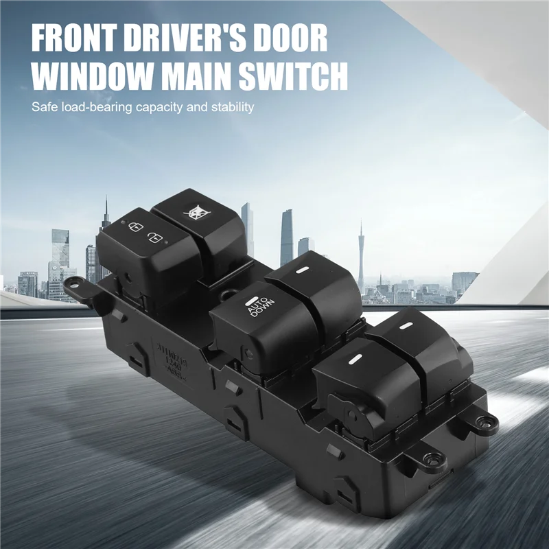 

Durable-93571-A5020 Car Front Left DRIVER Door Window Switch 93571A5010 "AUTODOWN" For Hyundai Elantra GT 2013-2017 93571-A5100