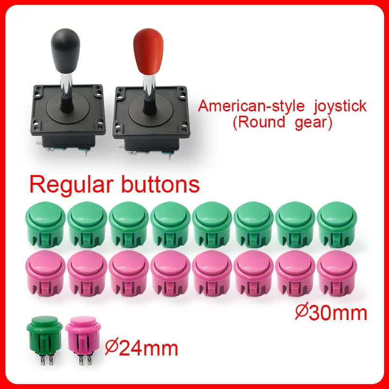 

Copy Sanw 8 Way Adjustable Joystick Arcade Joystick DIY Joystick Fighting Stick Parts Game Box Joystick Pc Game Accessories