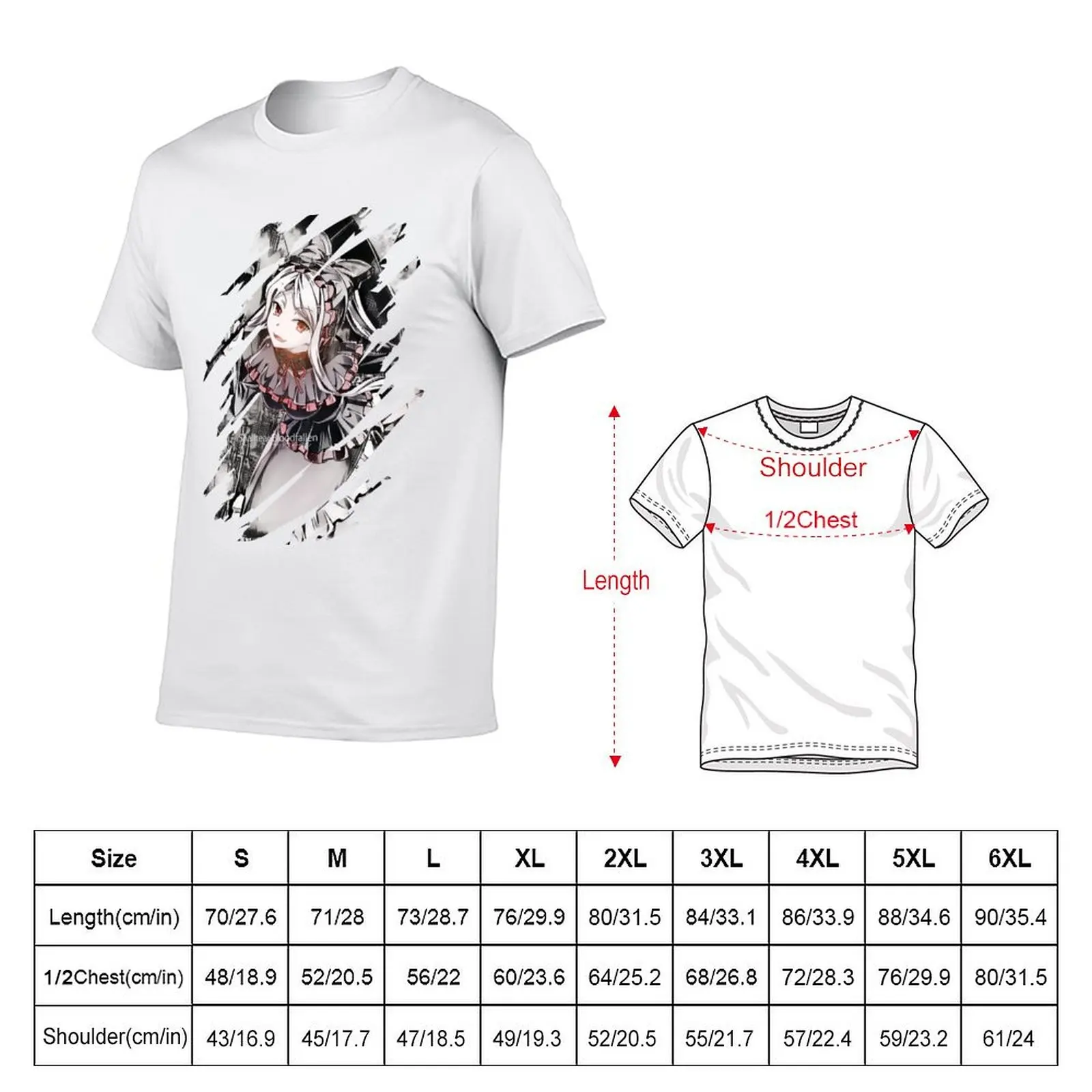 shalltear bloodfallen , Overlord Anime, Cool Design T-Shirt man t shirt luxury cotton t shirt man T-Shirt