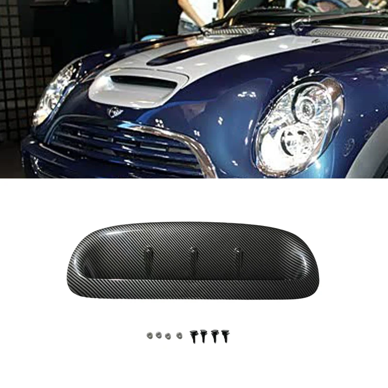 

Для BMW Mini Cooper S R53 R50 (после 200 июня) 2002 2003 2004 2005 2006 глянцевый черный передний воздушный капот совок вентиляционная накладка