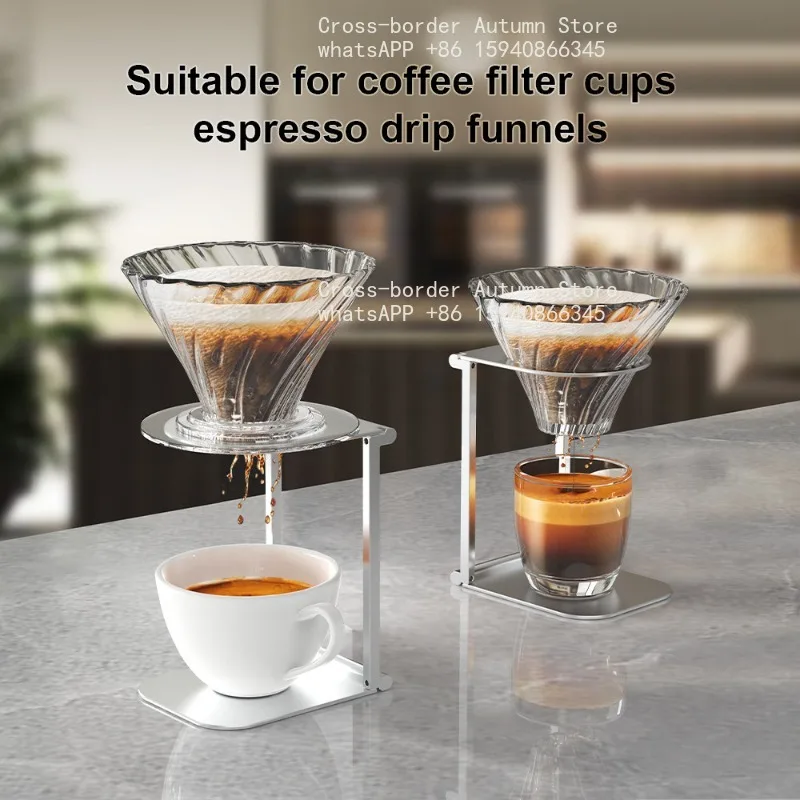Capsule Coffee Machine Holder Foldable Aluminum Alloy Household Drip Coffee Extraction Holder Portable