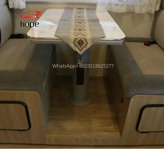 Superior Quality  Aluminum Furniture Accessories RV Motorhome Lagun Table Foldable Dining RV Table