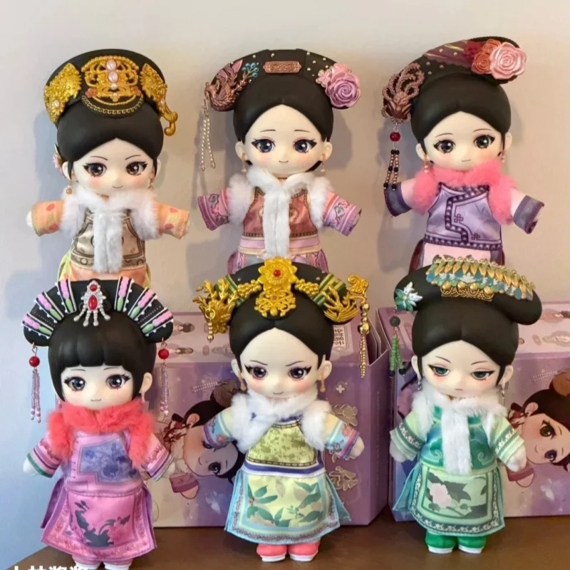 

100% Genuine Zhen Huan Zhuan Winter Vinyl Plush Blind Box Trendy Play Peripheral Cute Pendant Ornaments Peripheral Girl Gifts