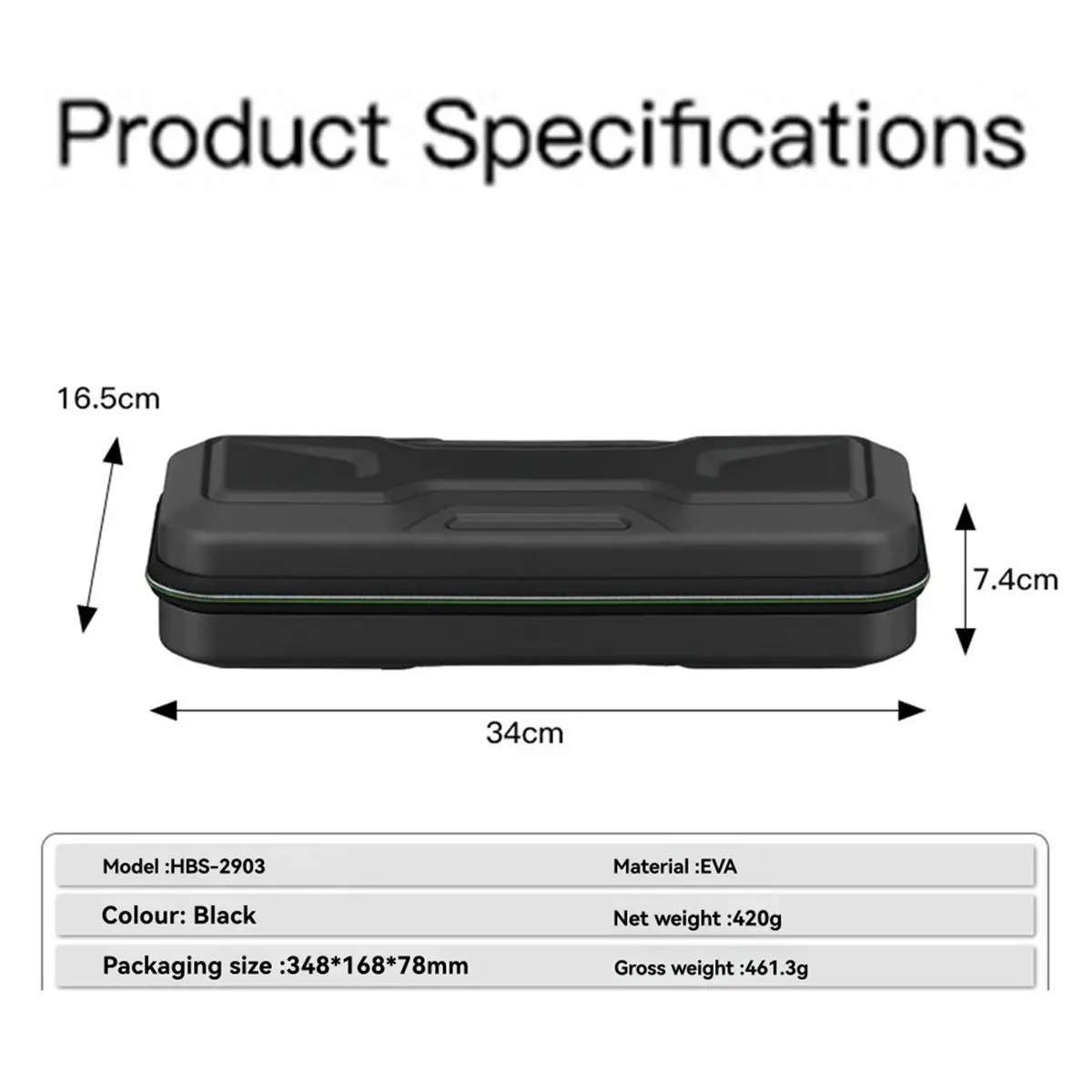 Para Ally X Estuche de transporte portátil EVA bolsas de almacenamiento para consola de juegos a prueba de golpes con Protector de pantalla + tapa de Joystick