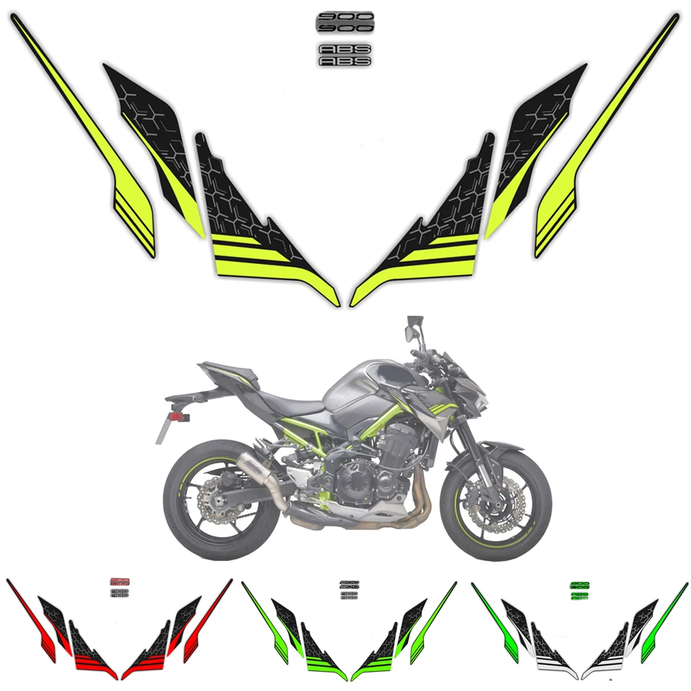 For KAWASAKI Z900 Z 900 ZR900-F Motorcycle Accessories Fairing Sticker Whole Car Sticker Kit