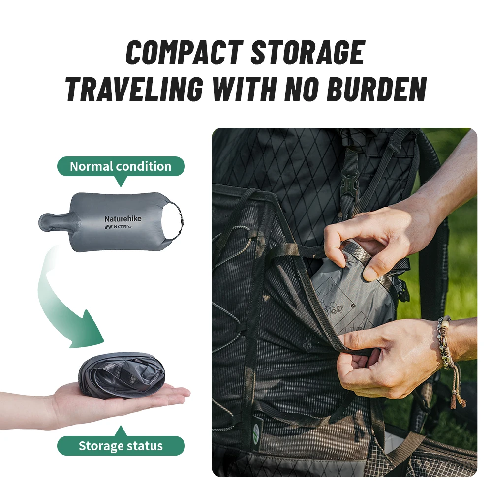 Naturehike Inflatable Bag for Outdoor Air Mattress Inflating Mat Multifunctional Universal Camping Tent Moisture-proof Mat Pump