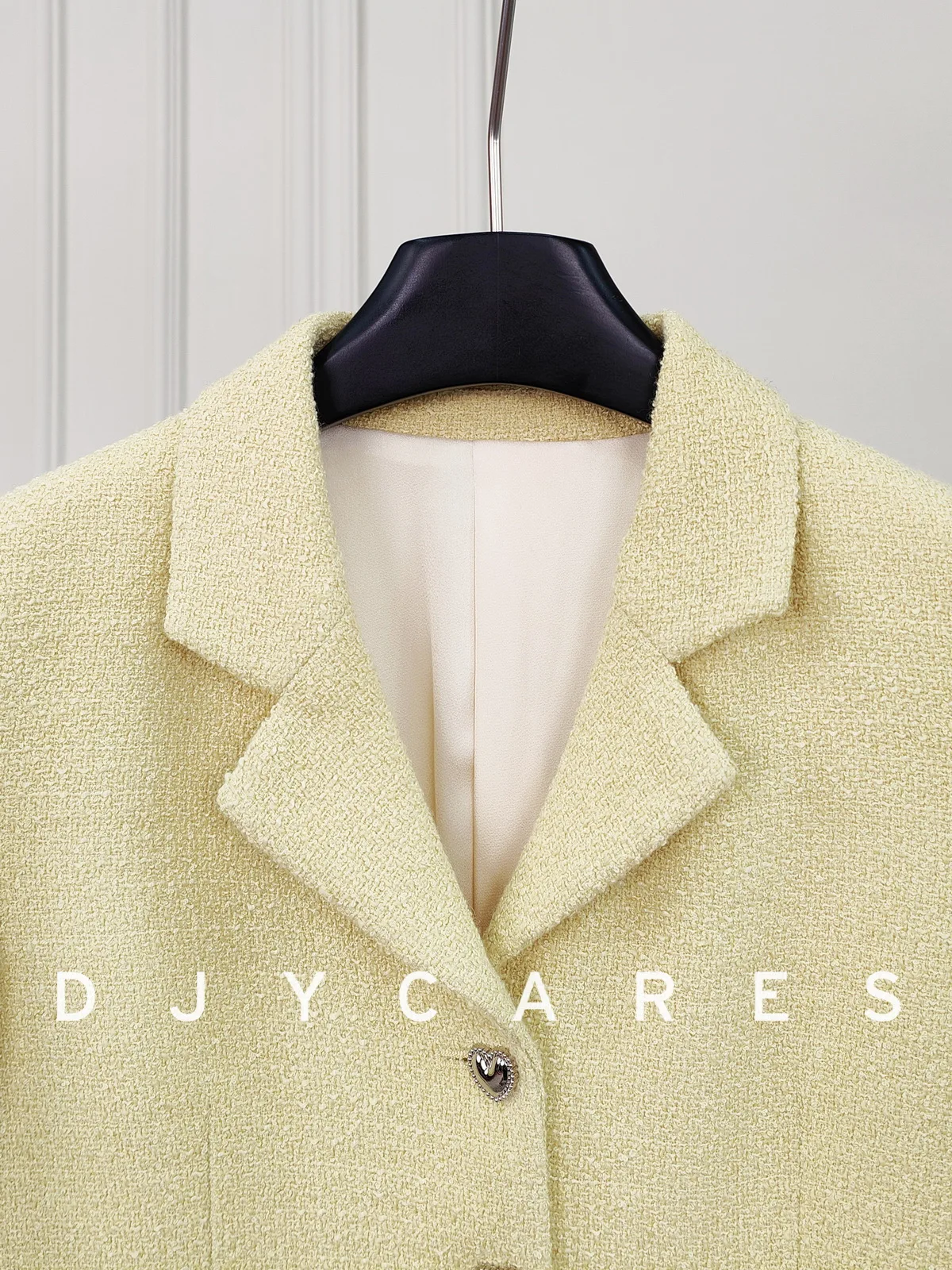 New Suit collar, coarse woolen coat, fashionable woven top big  size
