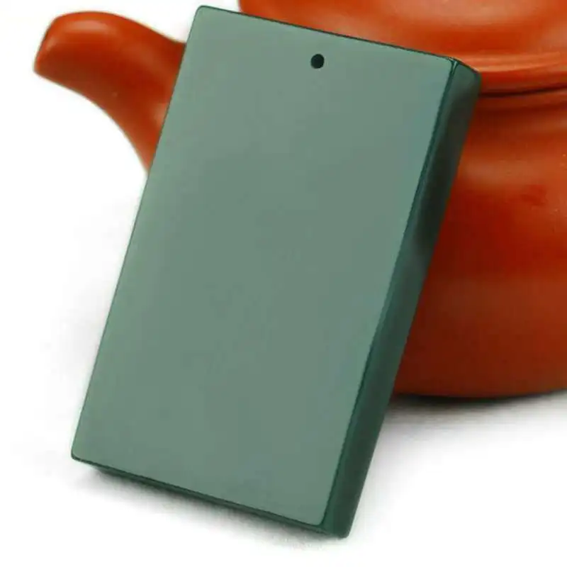 

Natural high-quality Hetian Qingyu Wuyi Jade Brand Jade Pendant green pendant lake green safe sign necklace