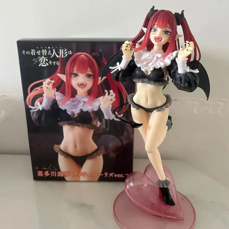 جديد أنيمي بلدي اللباس حبيبي كيتاجاوا مارين ليز سطح المكتب لطيف زي مدرسي نموذج البلاستيكية عمل الشكل تحصيل لعبة هدية