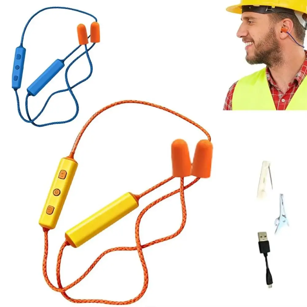 Labor Protection Work Earphones Soft Sweatproof Noise Canceling Ear Plug Hearing Protection Noise Suppression Headset