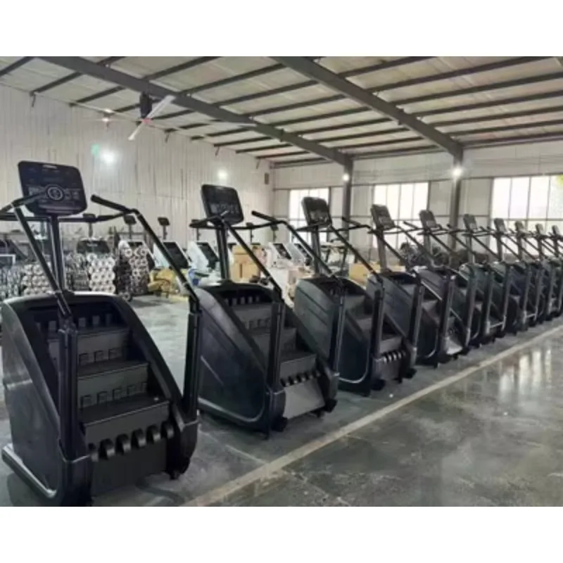 آلة درج اللياقة البدنية في صالة الألعاب الرياضية، مدرب متسلق الدرج الكهربائي لتمارين القلب والسفلي للجسم، الدرج التجاري #2